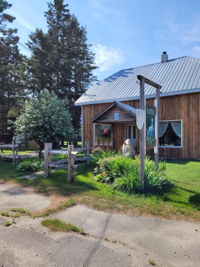Le Gîte Du Gardien Blanc Saint-David-de-Falardeau Extérieur photo